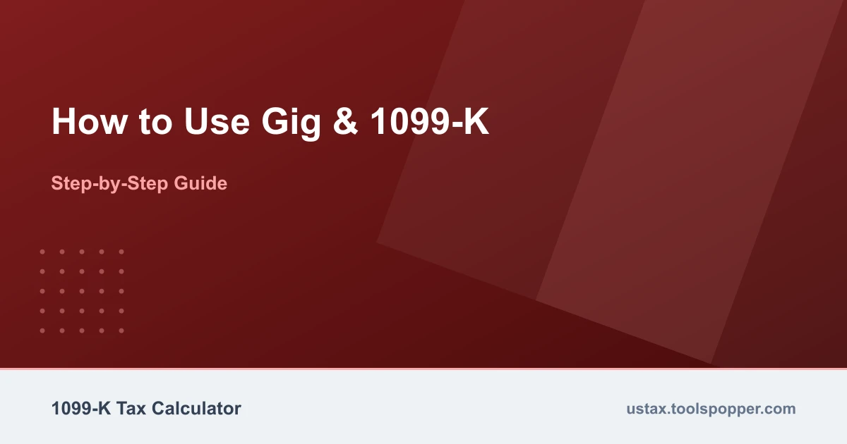 How to use the Gig & 1099-K