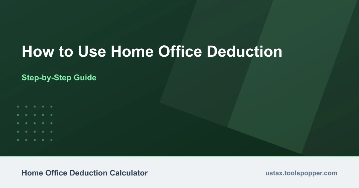 How to use the Home Office Deduction