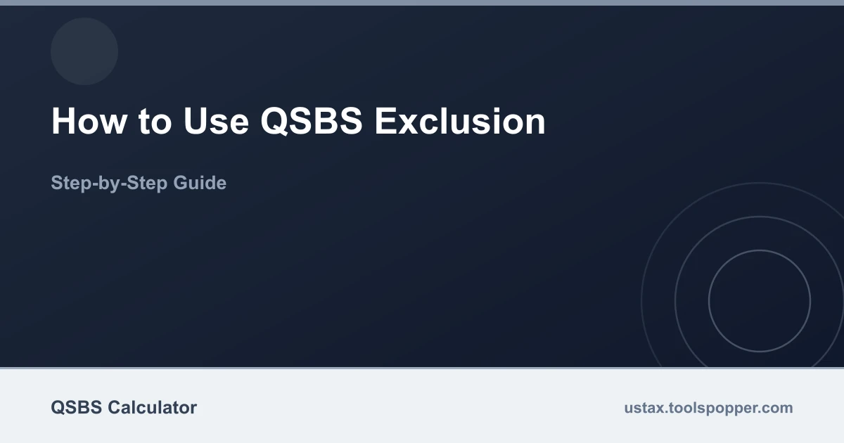 How to use the QSBS Exclusion